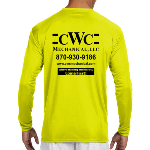 A4 - Men's Cooling Performance Long Sleeve T-Shirt Thumbnail