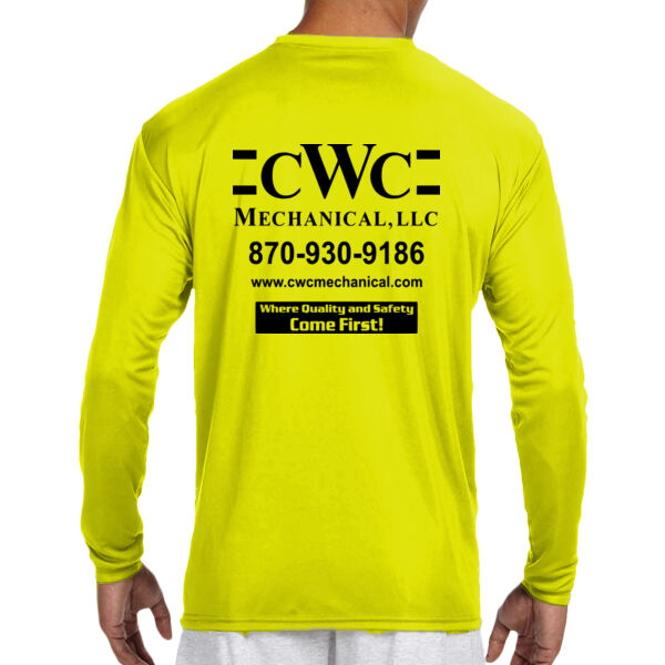 A4 - Men's Cooling Performance Long Sleeve T-Shirt Thumbnail