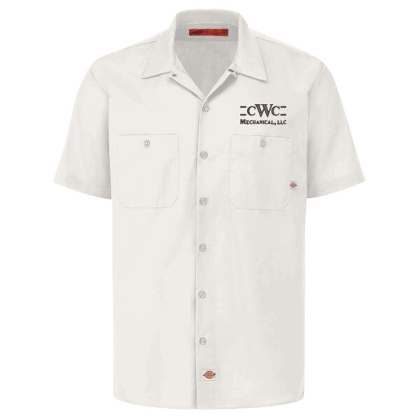 Dickies - Industrial Short Sleeve Work Shirt - Black Thread Thumbnail